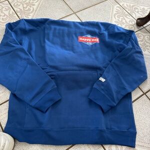 Happy daddy blue hoodie